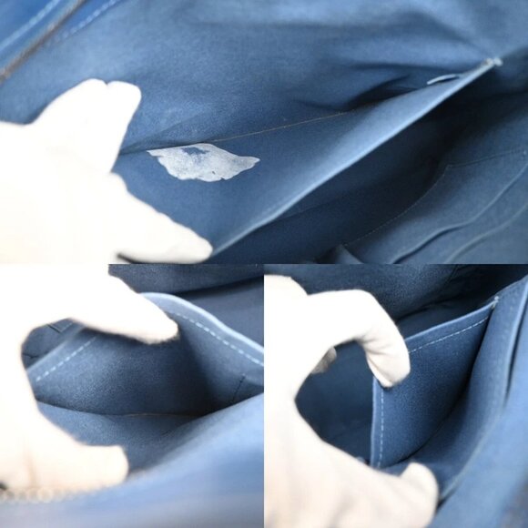 LOUIS VUITTON Tadao PM Hand Tote bag Damier Infini Blue Spain - Picture 7 of 14